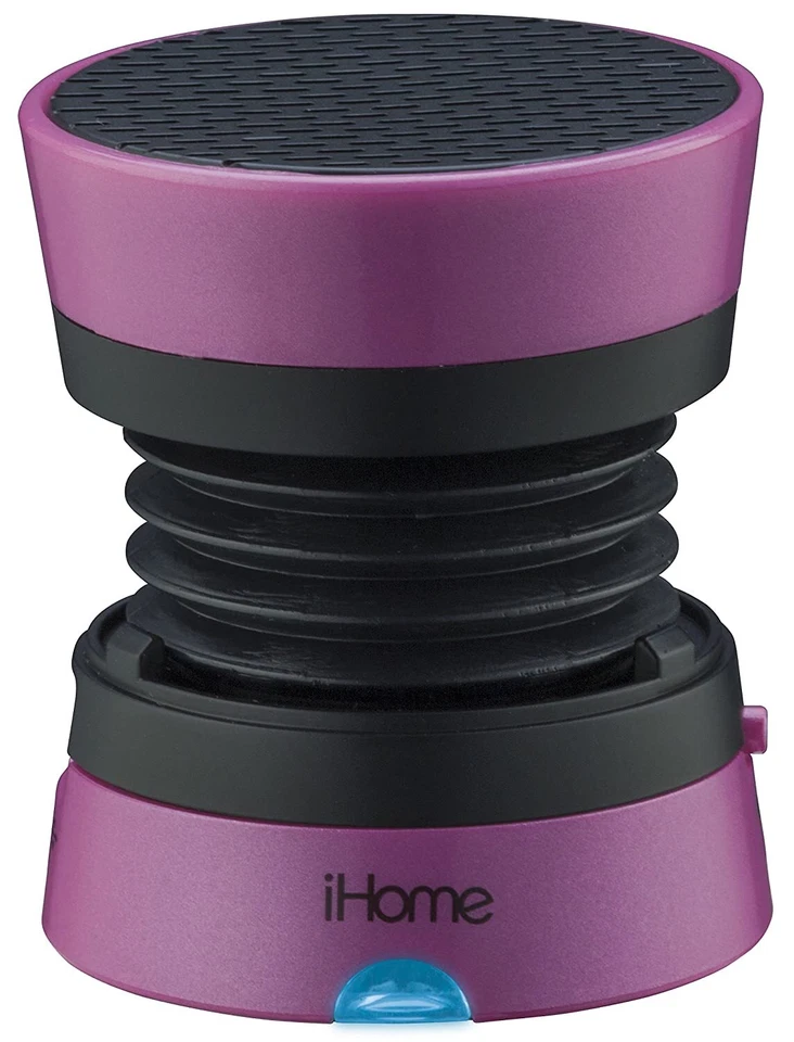 Mini altavoz portátil recargable auxiliar iHome IM70 con cable de 3,5 mm - ¡Elige tu color! Foto 1 de 1