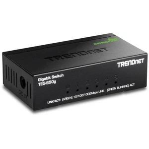 TRENDnet TEG-S50g 5-Port Gigabit GREENnet Switch/W Metallgehäuse 10 Gbit/s - Bild 1 von 4