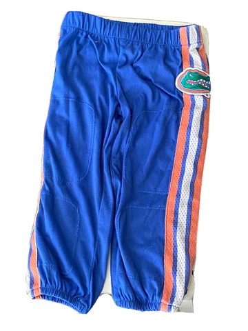 Florida Gators Pants Size 2T Kids Boys Toddlers Blue Orange White Stripe Pants Cover