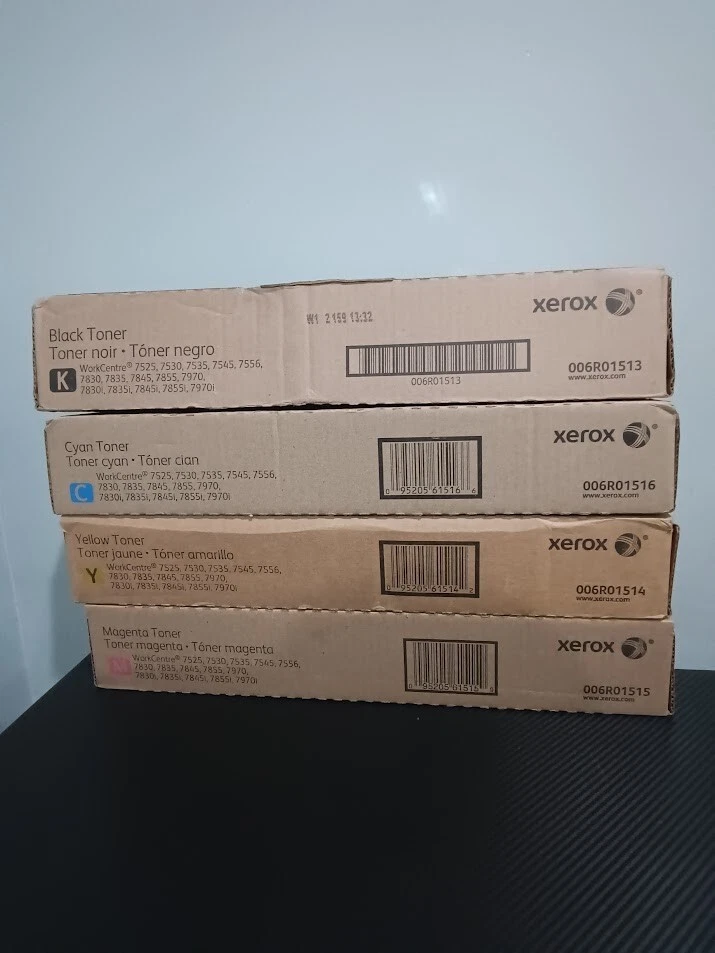 Xerox WorkCentre 7830 / 7556 / 7855 / C8055 Toner Set CMYK - Image 1 of 1
