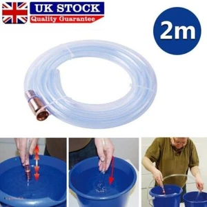 Jiggle Self Priming Syphon Hose Siphon Pump Fuel Transfer Safe Multi-Purpose - Picture 1 of 12