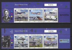 ISLA DE MAN 2003, JUEGO DE AVIONES DE 6 MARGINALES SIN MONTAR COMO NUEVO - Imagen 1 de 1