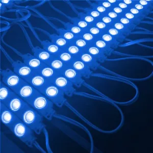 100X LED Module - blau - Werbebeleuchtung Schaukästen Injektion Werbung 12V - Bild 1 von 3