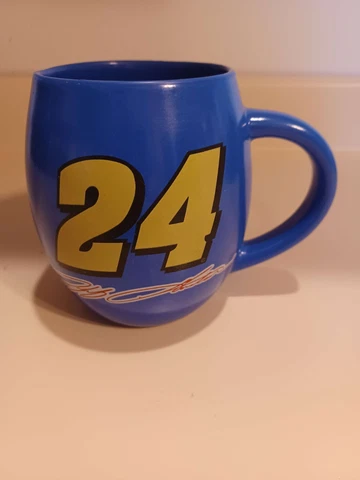 NASCAR Racing Jeff Gordon #24 ~18 Oz Jumbo Blue Coffee Mug Hendrick Motorsports Cover