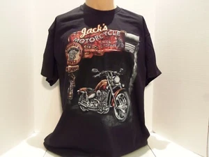 JACK'S MOTORCYCLE SALES & REPAIR LIFESTYLE CLASSICS T-SHIRT (XL) BLACK - Picture 1 of 2