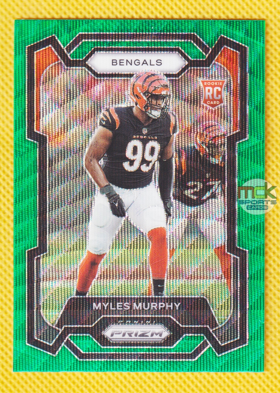 MYLES MURPHY 2023 Prizm Football Green Wave Prizm Rookie #320 Cincinnati Bengals