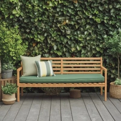 Almofada de assento personalizada para móveis de pátio 3" de espessura – protegida por UV e resistente ao desbotamento - Imagem 1 de 4