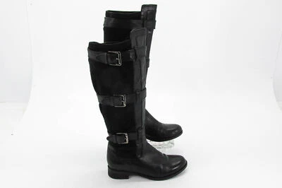 Bota de mujer Cole Haan Air Avalon talla 6,5B de cuero negro alta para montar usada muy buena calidad Foto 1 de 4