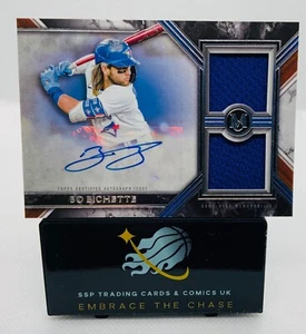 2022 Topps Museum - Swatches Dual Relic Auto Bo Bichette #SWDRA-BB1 Blue Jays - Bild 1 von 2