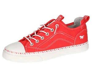 Zapato de mujer Mustang con cordones zapato de tela con suela de goma antideslizante ligero 1376-308 - Imagen 1 de 7