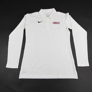Liberty Flames Nike Dri-Fit Polo Women's White Used - Picture 1 of 1