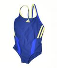 ADIDAS Girls Swimwear 7-8 Years XS Blue Polyester IL08