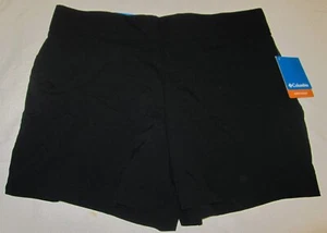 COLUMBIA NEW Womens Quick Dry Adventure Athletic FIt Black Shorts Size XL NWT - Picture 1 of 4