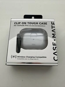 Estuche resistente Case-Mate con mosquetón clip para AirPods Pro/Pro (2da generación) - Blanco - Imagen 1 de 3