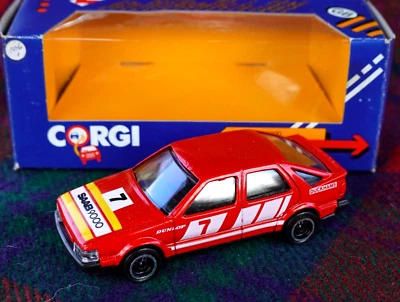 1984 CORGI TURBO #C106 1984 SAAB 9000 CC (5 door) #7 red MIB 1/43 - Image 1 of 4