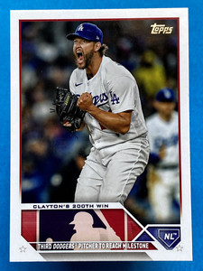 2023 Topps Update Clayton's 200th Win #US202