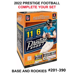 2022 Panini Prestige Football COMPLETE YOUR SET *Base / Rookies #201-390