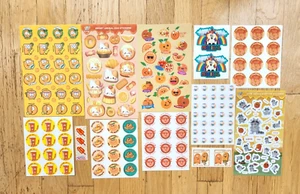 193 ORANGE SNIFF Stickers VINTAGE POPSICLES Desserts ORANGE JUICE Cupcakes FRUIT - Bild 1 von 1