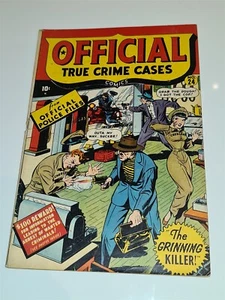OFFICIAL TRUE CRIME CASES #24 VG+ (4.5) FALL 1947 #1 MARVEL COMICS - Picture 1 of 2
