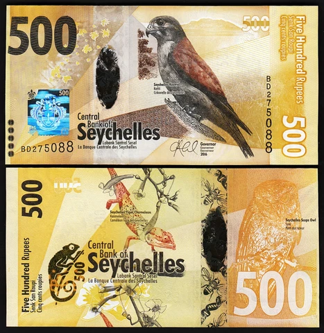 Seychelles 500 Rupees 2016, UNC-, P-51 Cover