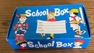 SCHULBOX blau Stiftebox Safety Patrol Vintage! - Bild 1 von 6
