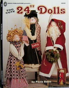 Too Cute 24" Dolls by Paula Bales: Angel, Bride, Pilgrim, Nativity, Santa, Ghost - Picture 1 of 4