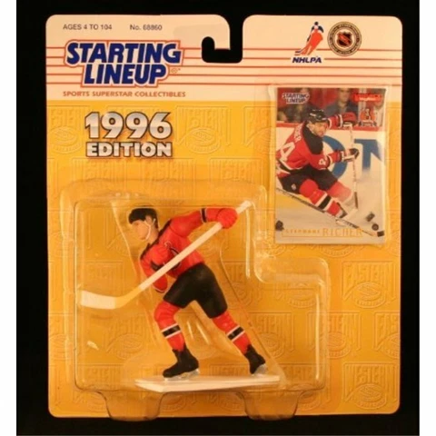 Stephane Richer New Jersey Devils Starting Lineup Figure NHL NIB NIP 1996 Hockey Cover