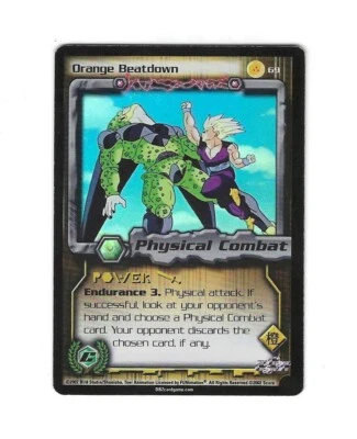 DBZ CCG Orange Beatdown Foil Unlimited 69 Dragon Ball Z Score TCG 2002 - Image 1 of 2