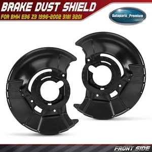 2x Front Brake Dust Shield for BMW E36 Z3 1996-2002 318i 1991-1995 320i 323ti M3 - Picture 1 of 9