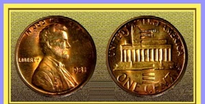 1981 Double Struck in Collar Mint Error Lincoln Cent 1c NGC MS-64RB Pop 1/0 - Picture 1 of 7