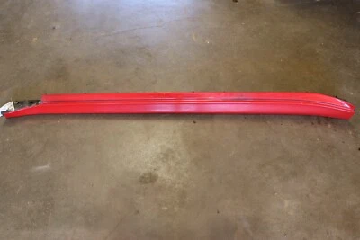 2010-2016 PORSCHE PANAMERA LADO DEL CONDUCTOR IZQUIERDO BALANCÍN PANEL MOLDEADO ROJO OEM Foto 1 de 4