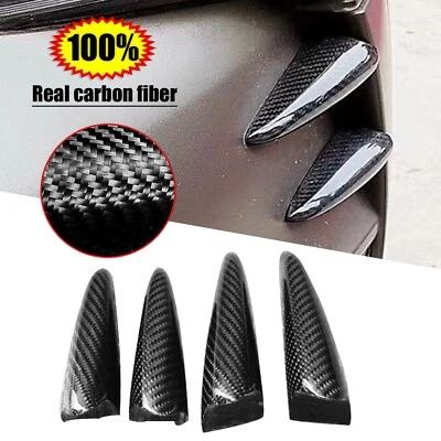 For Hyundai Veloster Turbo 2011-2017 Carbon Fiber Front BumperLip Splitter Cover — 第 1/4 张图片