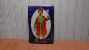 Vintage Edizione Limitata Tin Snickers Norman Rockwell Stampa Circa 1949 Ragazzo e Candela - Foto 1 di 9