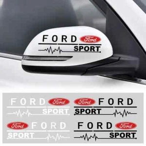 Ford Sport VINYL FLÜGEL SPIEGEL AUFKLEBER AUFKLEBER FORD x2 - Bild 1 von 1
