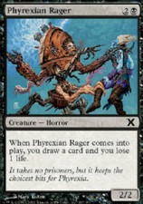 PHYREXIAN RAGER 10th Edition MTG Magic the Gathering Cards DJMagic