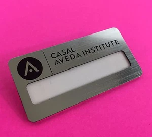 CASAL AVEDA INSTITUTE Official Name Tag - Name Badge - Name Pin - Salon Stylist - Picture 1 of 3