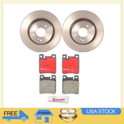 Rotores de freno traseros pastillas de freno de cerámica para Mercedes-Benz E55 AMG XH 1999-2002 Foto 1 de 4