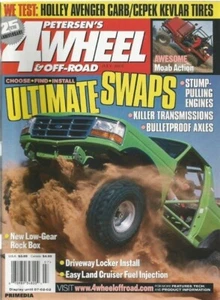 4 WHEEL & OFF-ROAD 2002 JULY - ENGINE SWAPS, TRANNYS, AXELS, PROJ EXCURSION* - Imagen 1 de 1