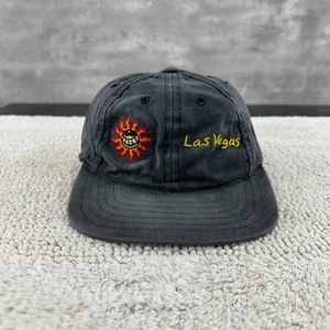 CAPPELLO VINTAGE LAS VEGAS CINTURINO POSTERIORE OSFA PAPÀ BERRETTO CAMICIE PAZZE RICAMATO - Foto 1 di 7