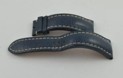 Breitling Leather Strap 24mm for Buckle 20mm Blue 316X Vintage - Image 1 of 2