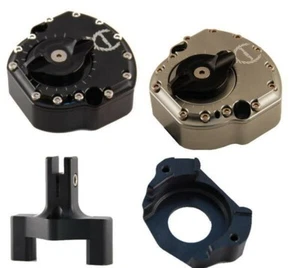 PSR GUNMETAL STEERING DAMPNER KIT 581-9853GM 09-00853-29 BMW 2015-2019 S1000RR - Picture 1 of 2