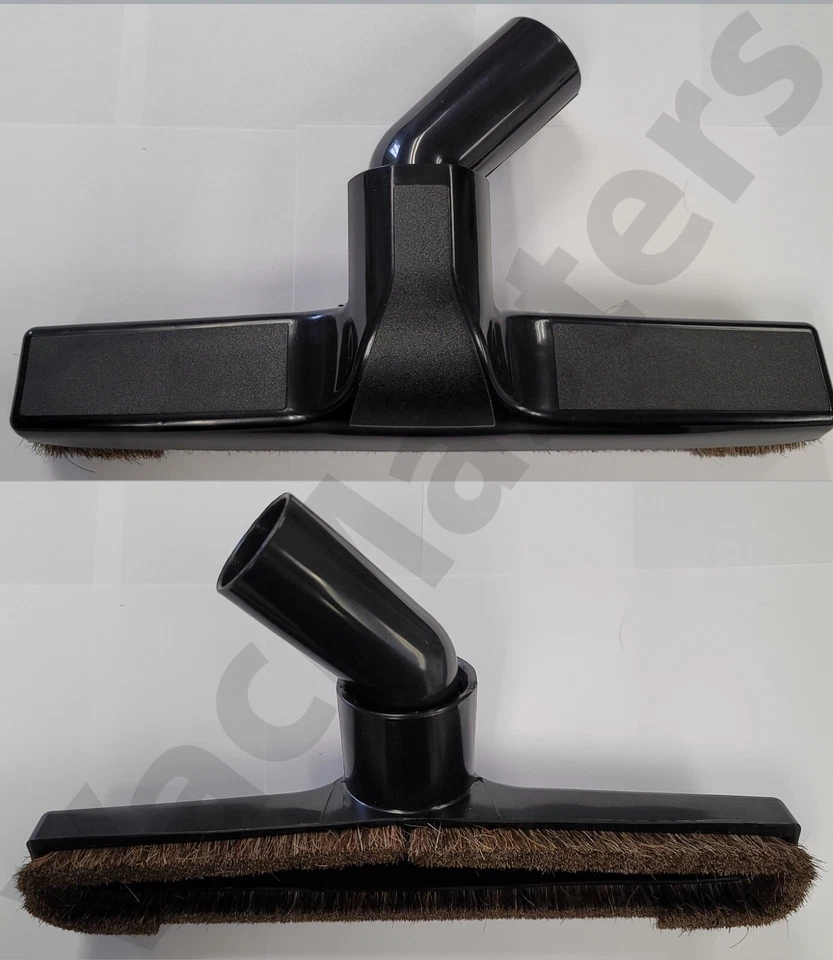 Cepillo de piso de plástico para cuello de 10 pulgadas de ancho con cerdas de pelo de caballo. Se adapta a 1,25 pulgadas  Foto 1 de 1