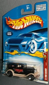 Hot Wheels 2002 #056 Wild Frontier Series #2 of 4 '32 Ford Delivery Black 3SPs - Picture 1 of 2