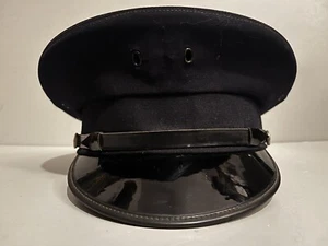 Vintage Feuerwehr Mütze Kant Krack Uniform Cap Größe M Chicago? - Bild 1 von 13