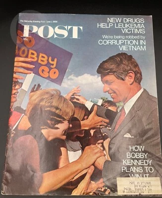 Vintage Post Magazine June 1 1968 How Bobby Kennedy Plans to Win It  Foto 1 de 2