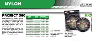 Colmic Project 360 NXgen 300mt 0.45 13.30kg Monofilament Sea, River, Torpedo Fishing - Picture 1 of 1