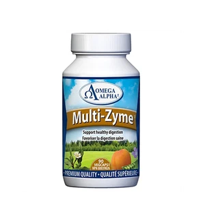 Omega Alpha Multi Zyme 90 Capsules - Picture 1 of 3