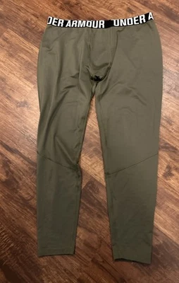 Тактические зеленые леггинсы Under Armour ColdGear мужские размер XXXL - Изображение 1 из 4