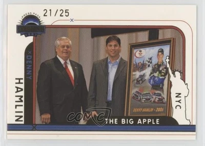2007 Press Pass Eclipse The Big Apple Gold /25 Denny Hamlin #G75 - Image 1 of 2