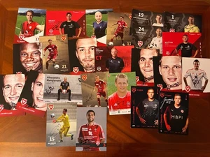 25 Autogramme FC VADUZ-Sammlung-Konvolut-Fussball-Liechtenstein-handsigniert-AK - Picture 1 of 2